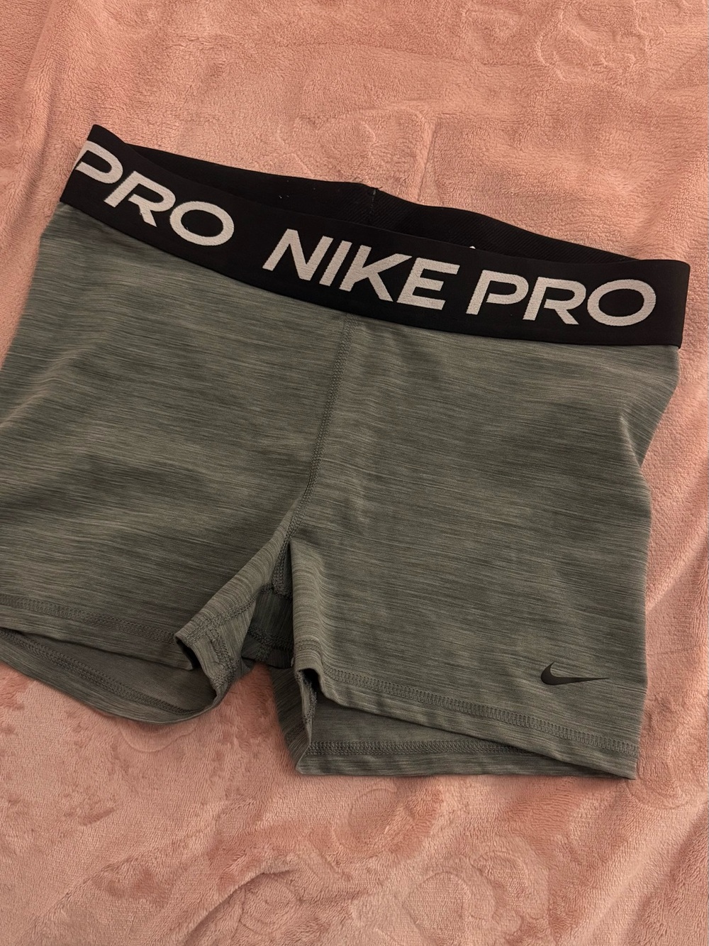 Nike Pro Compression Shorts in Heather Gray